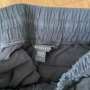 Athleta linen wide leg pant